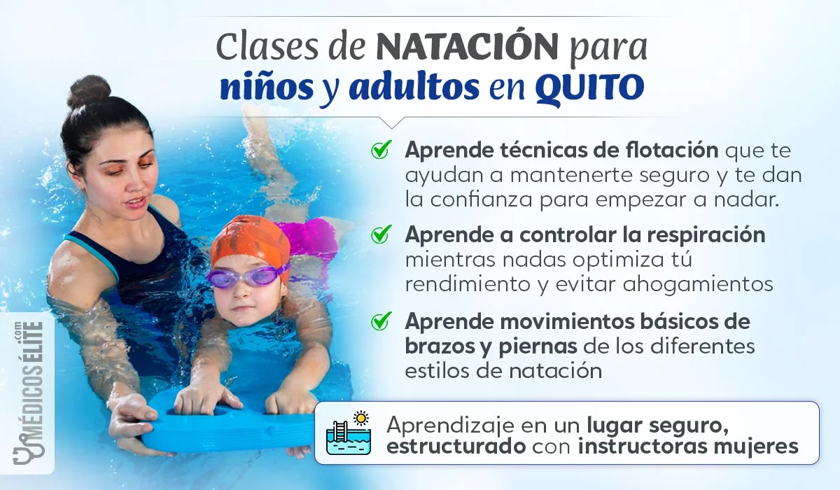 Clases de natación para niños y adultos en Quito