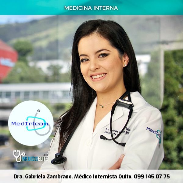 Dra Gabriela ZambranoMedicina Interna Quito