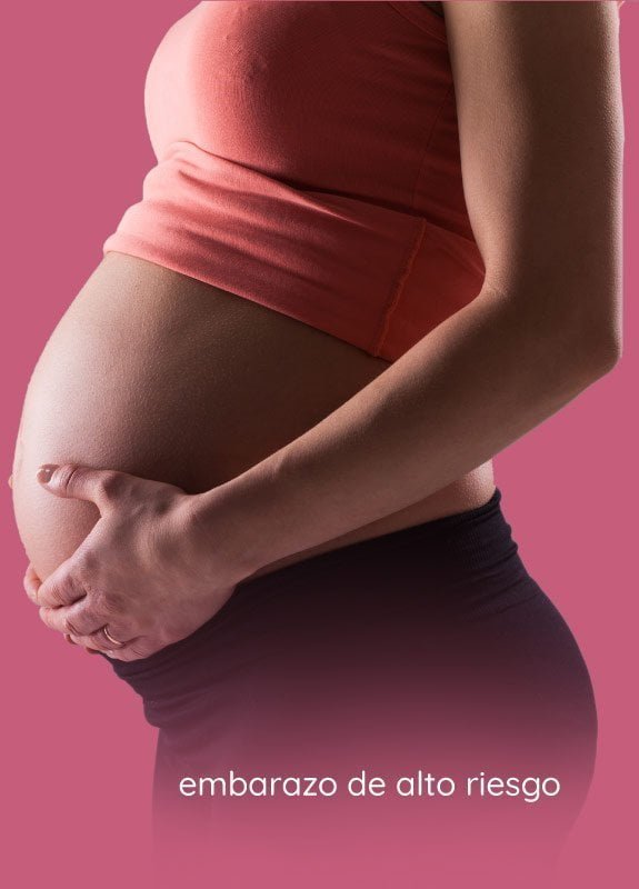Imagen de mujer embarazada de alto riesgo
