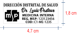 Catalogo Y Precios De Sellos Medicos Automaticos Distribuidor